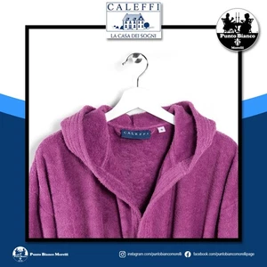 Accappatoio spugna di puro cotone uomo donna Minorca Caleffi - Picture 1 of 75