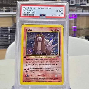 Entei (6) - Neo Revelation 1st Edition (PSA 6) - Picture 1 of 2