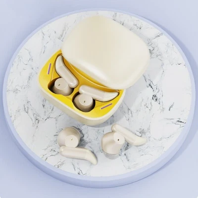 Wireless Sleep Earbuds Bluetooth Stereo Headset Sound Noise Canceling Earphones - Image 1 of 4