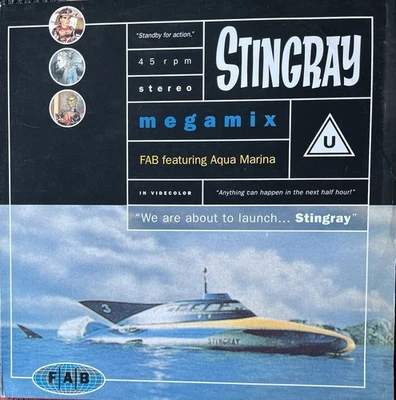 F. A. B. The Stingray Megamix Vinyl 12” Single Great Condition 1990 - Image 1 of 4