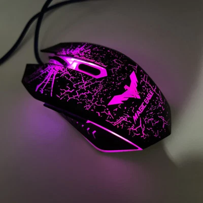 Havit HV-KB558CM Magic Eagle Ergonomic LED Wired USB Optical Gaming Mouse - Image 1 of 4