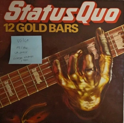 Status Quo 12 Gold Bars Vinyl Record VG/G+ QUOTV1 1980 - Image 1 of 2