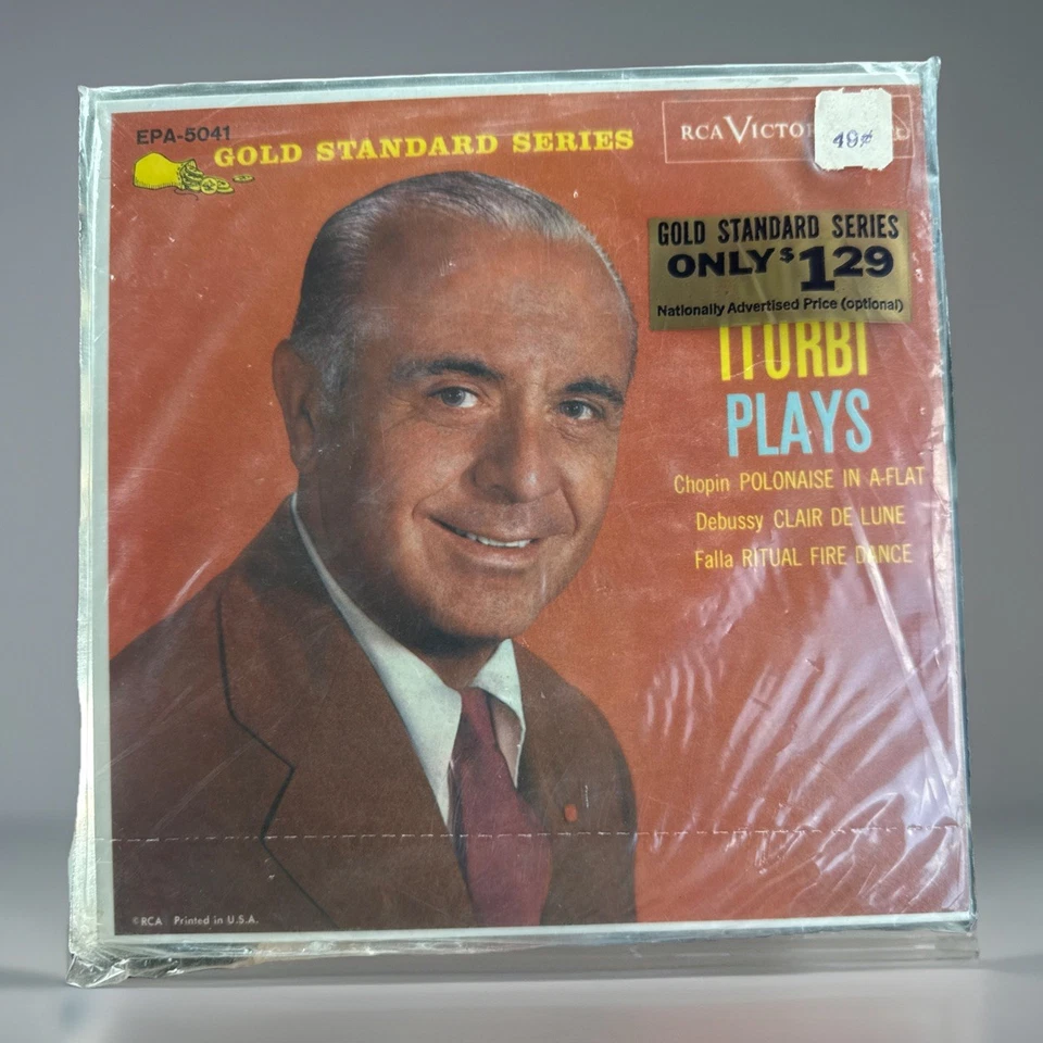 Jose Iturbi Sealed 45 Record Clair De Lune RCA  EPA5041 Chopin Debussy Classical - Image 1 of 4