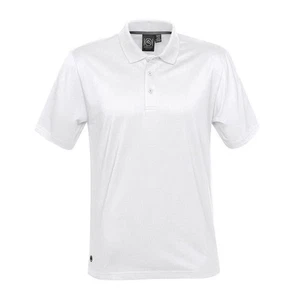 Stormtech Men's CTP-1 UPF 40+ Stretch Oasis Liquid Cotton Polo - White - Large - Picture 1 of 4