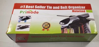 New Primode Motorized Tie Rack Organizer with LED Lights  72 Ties TR-72 - Image 1 of 4