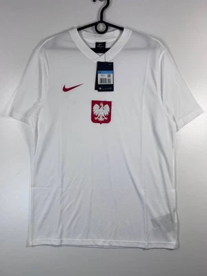 NWT Poland 2020 2021 Home Shirt Football Nike Dri-Fit Mens CD0876-100 Size M - Image 1 of 4