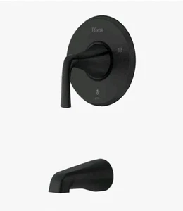 Pfister R89-5MCAB McAllen rivestimento doccia nero con beccuccio collegamento rapido e difesa punti - Foto 1 di 1