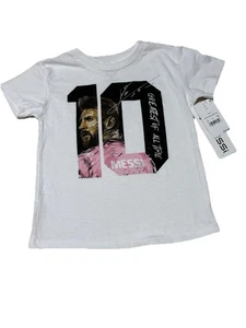 Kinder Messi Greatest Of All Time Fußballspieler T-Shirt Größe 3T - Bild 1 von 7