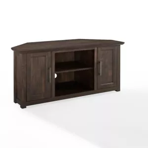 Crosley CF101248-DW 48 in. Camden Corner TV Stand, Dark Walnut - Picture 1 of 5