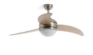 Argos Home Anders Wooden 3 Arm Ceiling Fan With Remote Control Silver 3922745 N - Picture 1 of 4