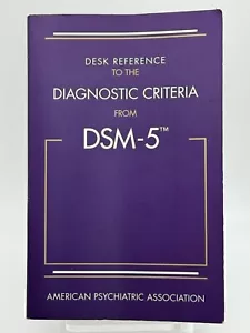 Desk Reference to the Diagnostic Criteria from DSM-5 2013 Softcover - Foto 1 di 9