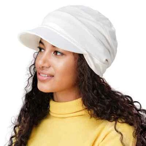 Einfarbige muslimische Hijab Caps mit Krempe Damen Baseball Cap Wickelkopf Ramadan - Bild 1 von 33