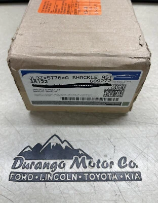 Grillete de resorte de hoja de suspensión trasera Ford JL3Z5776A Ford F-150 2x2 2018-2020 OE Foto 1 de 3