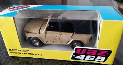 NOVOEXPORT UAZ 469 CREMA, Made In URSS, scala 1/43, SUPERMINT IN BOX - Immagine 1 di 4