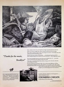 VINTAGE 1940s Print Ad ~ Stromberg-Carlson Radios ~ Thanks for the music... - Picture 1 of 1
