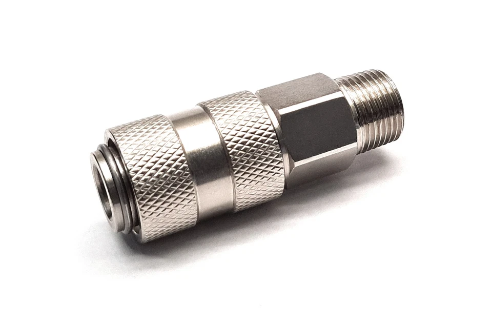 DELTA-P LTD - THE COUPLING EXPERTS Pneumatische PCL Typ Airflow Luftleitungsverschraubung mit 3/8" BSP Gewinde - AC21EM