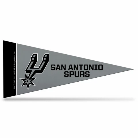 San Antonio Spurs NBA Mini Pennant  9"x4", New, Made in USA Cover