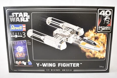 Revell Star Wars Y-Wing Fighter Return of the Jedi 40th Anniversary kit 1/72 - Image 1 of 3