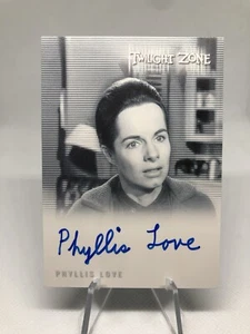 Twilight Zone 2009 50th Autograph Card A-114 Phyllis Love Auto - Picture 1 of 2