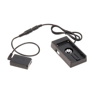 Power Supply Plate Adapter For NP-F970 to LP-E12 DC Coupler Dummy Battery M50 II - Picture 1 of 8