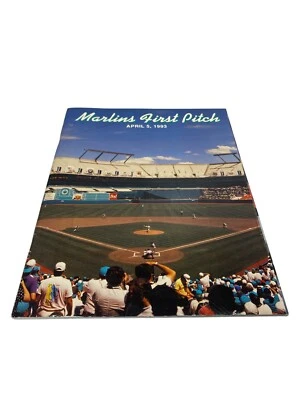Miami Florida Marlins Magazine Inaugural Year 1993 Volume 1 Edition 7 - Image 1 of 4