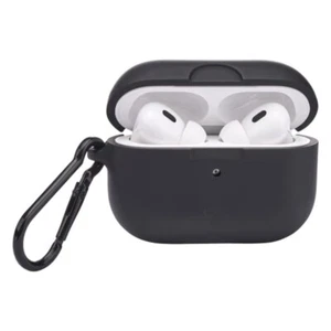 Case-Mate Tough Case with Carabiner Clip for AirPods Pro/Pro (2nd Gen) - Black - Picture 1 of 6