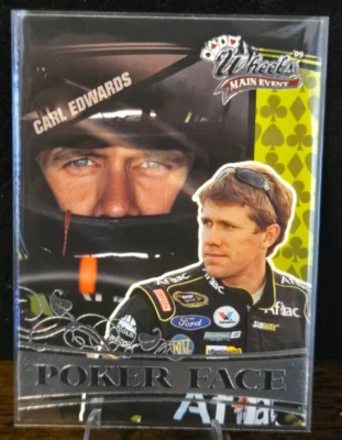 Wheels - 2009 - Carl Edwards - #79 NASCAR - Poker Face - Card - Image 1 of 2