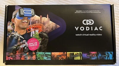 Vodiac VR - Virtual Reality Goggles, Carry Case, Free VR Videos NEW in Box - Image 1 of 3