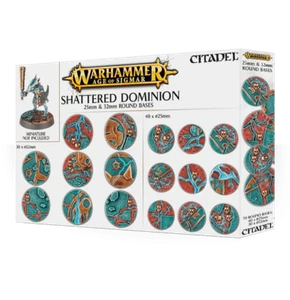 Shattered Dominion - 25 & 32mm Round Bases: Games Workshop Citadel Hobby Supplie - Picture 1 of 1