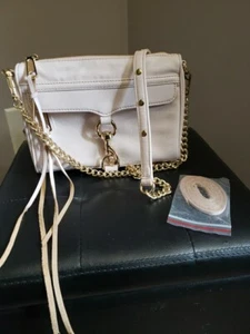 Bolso Bandolera Rebecca Minkoff Mini Mac Rosa Pálido Nuevo con Etiquetas, Precio de venta sugerido por el fabricante 195 USD - Imagen 1 de 7