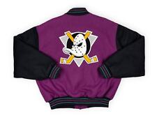 Vintage Mighty Ducks Jacket 90s Anaheim NHL Wool Bomber R2