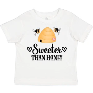 Inktastic Honey Bee Girls Cute Toddler T-Shirt Sweet Honeybee Childs Clothing - Picture 1 of 6