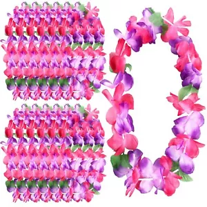 24 Pcs Thickened Hawaiian Leis Floral Necklace for Luau Decoration - Picture 1 of 7