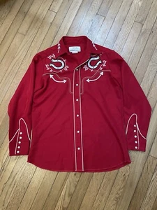 Miele Ranchwear of California Pearl Snap Western Hemd Herren Gr. 14,5 - Bild 1 von 8