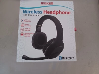 Lote de 5 peças Maxell BT Boom MIC fone de ouvido peça # 199342  - Imagem 1 de 2