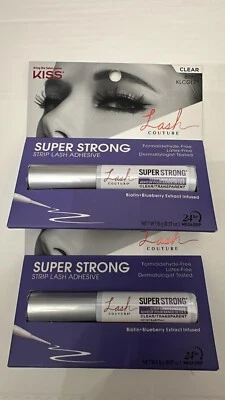 2 Kiss Lash Couture Super Strong Strip Lash Adhesive Clear  - Image 1 of 3