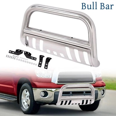 Protector de rejilla de parachoques delantero Bull Bar para Toyota Tundra 07-21 Sequoia 08-22 acero Foto 1 de 4
