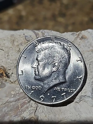 1977-D Kennedy Half Dollar - DDO-002 - Rare Doubled Die Obverse Filled "D" - Image 1 of 4