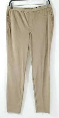 Leggings elásticos tostados informales cintura cómoda Style Co Med. 30"-34" tiro medio Foto 1 de 4