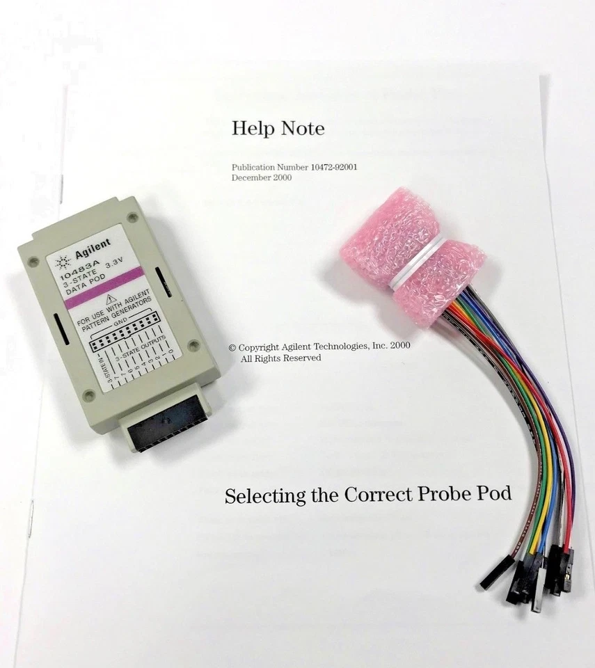 Agilent HP Keysight 10483A Patter Generator Data Pod with 10498A Lead Set - NEW - Image 1 of 1