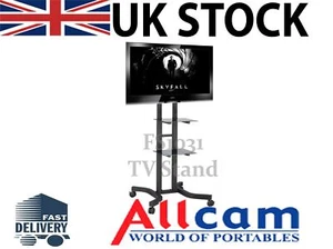 TS1031 Supporto da pavimento trolley display TV con staffa di montaggio per 40-55" - Foto 1 di 3
