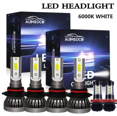 Faros LED blancos altos bajos + bombillas antiniebla para Toyota Avalon 2013-2016 2017 Foto 1 de 4