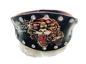 Pulsera de Cuero de Tigre Don Ed Resistente - Nueva De Colección - Imagen 1 de 4