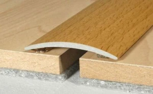 Door threshold wood effect aluminium trim 930x40x5mm Self-adhesive bar strip - Picture 1 of 85