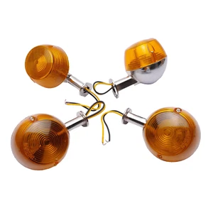 4Pc Turn Signal Flasher Light Lamp May Fit Yamaha RS100 L2G YB100 YL1 YAS1 AS1 - Picture 1 of 6