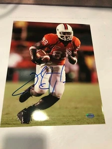 Sinorice Moss Signed 8x10 Photo - GTSM - Miami Hurricanes - NFL - Picture 1 of 1