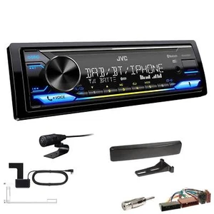 JVC KD-X472DBT Media Autoradio Bluetooth DAB+ für Ford Puma 1997-2002 schwarz - Bild 1 von 6