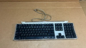 Apple OEM Wired USB Keyboard Original (M7803) for Mac - Black/Clear/Silver - Picture 1 of 12