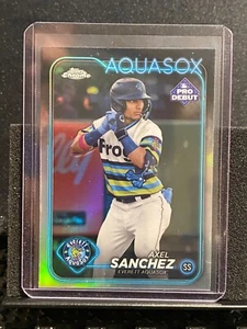 Alex Sanchez 2024 Topps Pro debut refractor cromado - Aquasox/Mariners - Imagen 1 de 2
