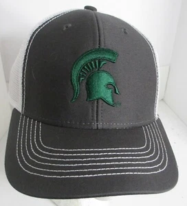 Michigan State Spartans Hat Trucker Snapback Women Med Men Sm aprox 7 1/4" Cap - Picture 1 of 3